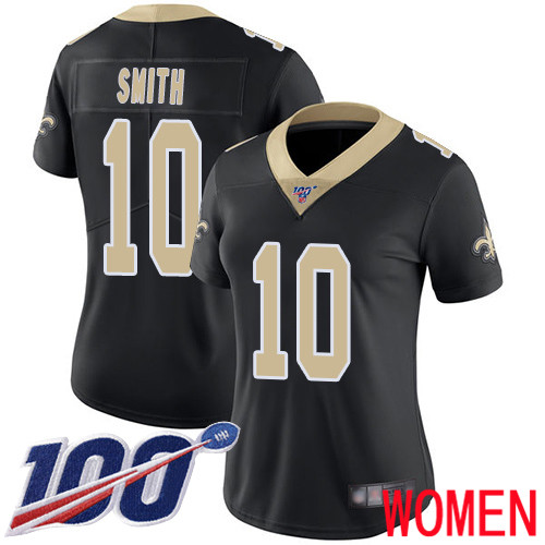 New Orleans Saints Limited Black Women Tre Quan Smith Home Jersey NFL Football 10 100th Season Vapor Untouchable Jersey